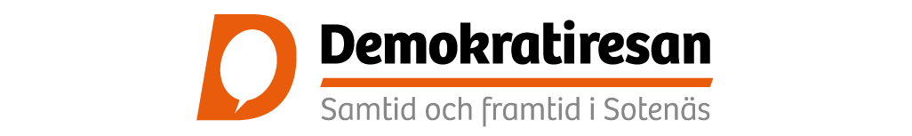 Registrerad partibeteckning med symbol för Demokratiresan.