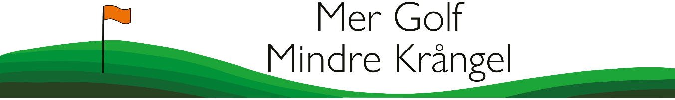 Symbol för partiet Mer golf, mindre krångel.